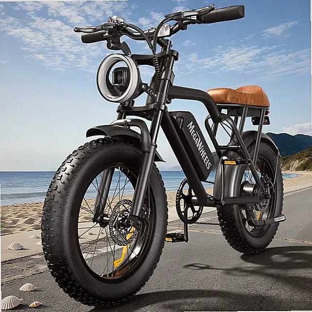 1500W Adult Teen Electric Bike Bicycle 33MPH Motorcycle 20" Fat Tire E bike 60Mi