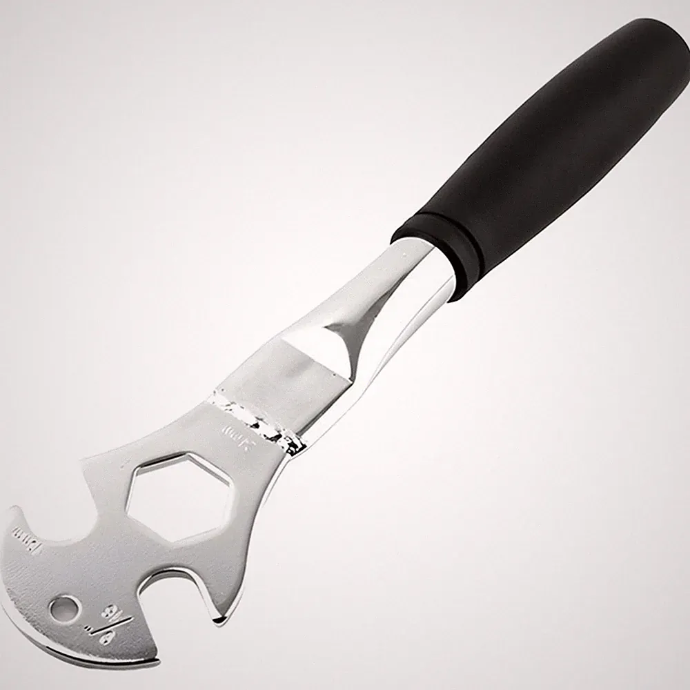 15mm 24mm Bicycle Wrench High Carbon Steel Thick 4.1mm Plate Rubber Grip