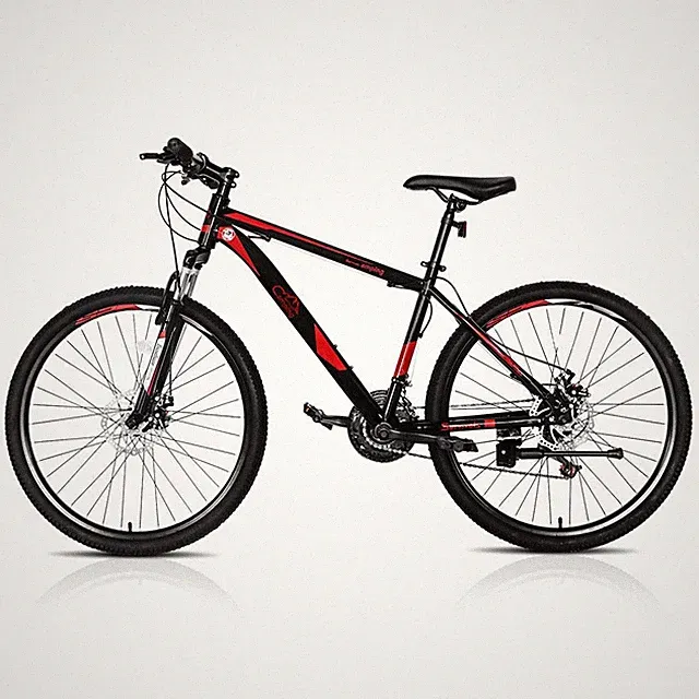26 Inch High Carbon Steel Mountain Bike 21 Speeds Bicycle Suspension Bikes MTB