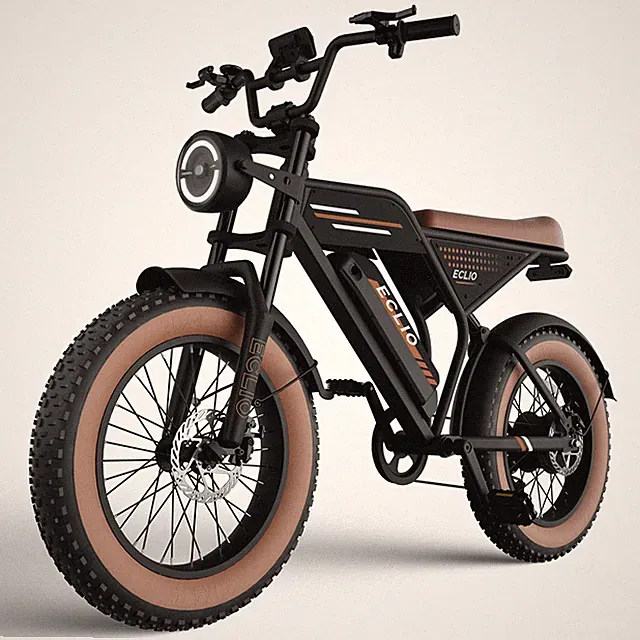 ECLIO 20" Electric Bike PEAK 1200W 28MPH 48V 13Ah Ebike for Adults Up to 85Miles