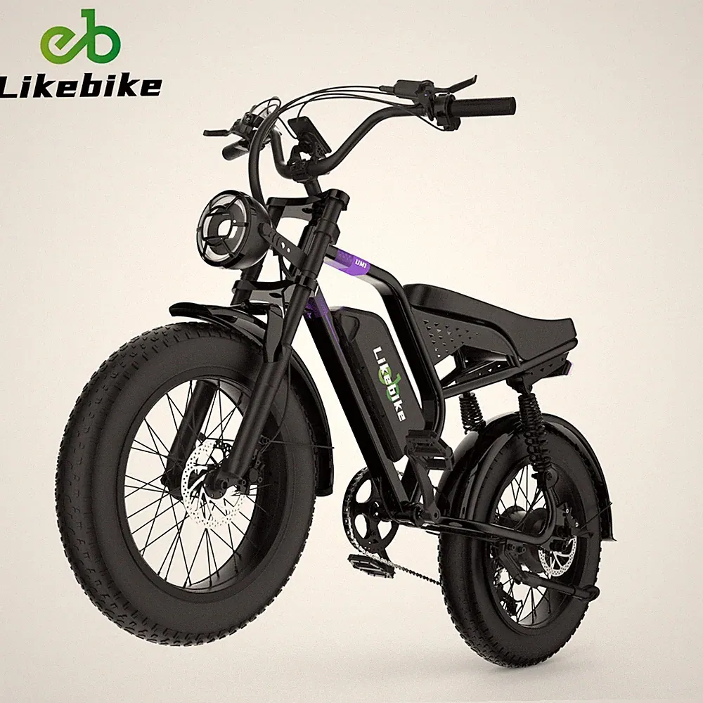 Electric Bike E-Bike 1500W 48V 20AH Adults Bicycle 20" Fat Tire Mountain Ebike