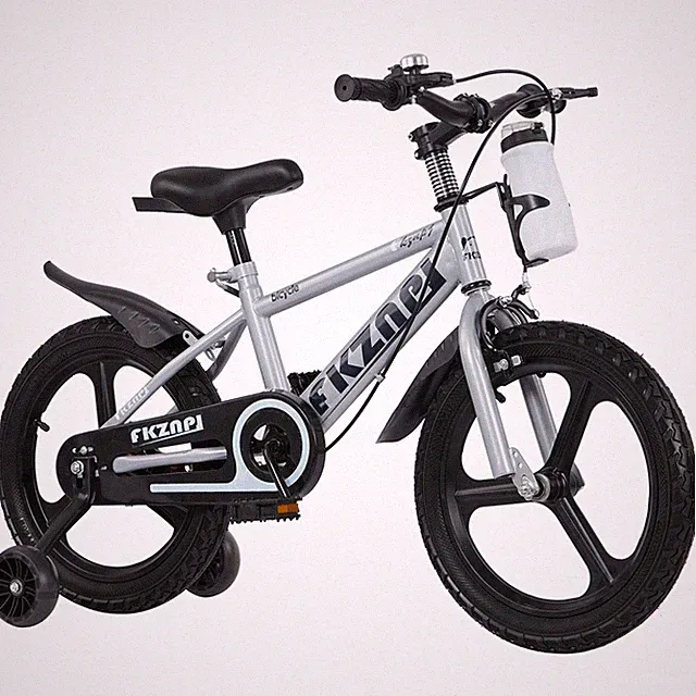FKZNPJ 18in Kids Bike,High Carbon Steel Frame,Training Wheels with Glow,Ages 3-9