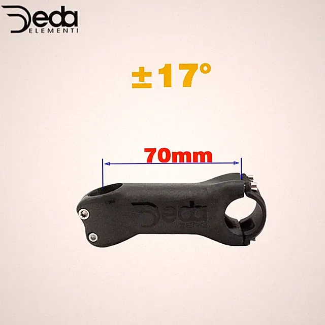 Full Carbon Road/MTB Bike Stem 6°/17° Adjustable Angle Ultralight High-Strength