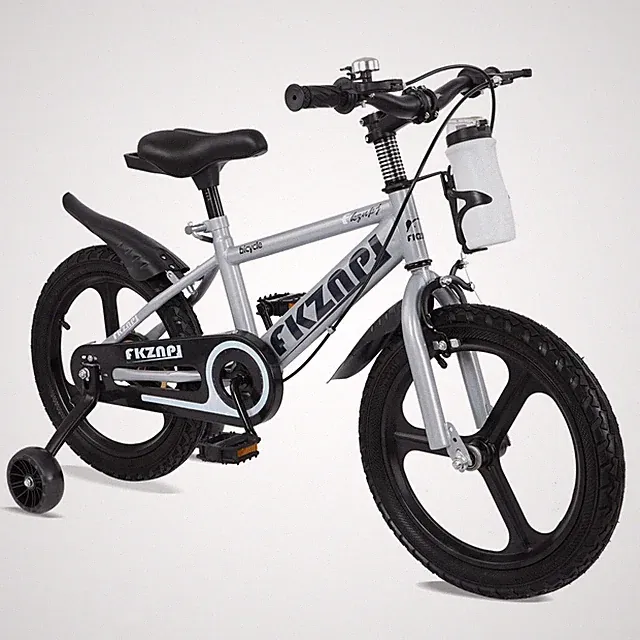 High Carbon Steel Frame 18 Inch Kids Bike Magnesium Alloy Daily Casual Riding