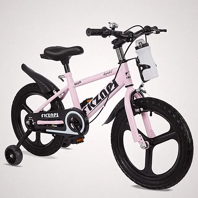 Kids Bike 18 Inch High Carbon Steel Training Wheels with Night Glow for Ages 3-9
