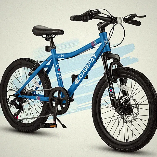 Kids Mountain Bike 20inch Kids' Bicycles for Boys Girls High-Carbon Steel Frame