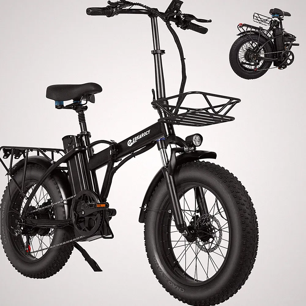EBK Folding Ebike 14"400W/ 20" 750W 48V Electric Bike Bicycle