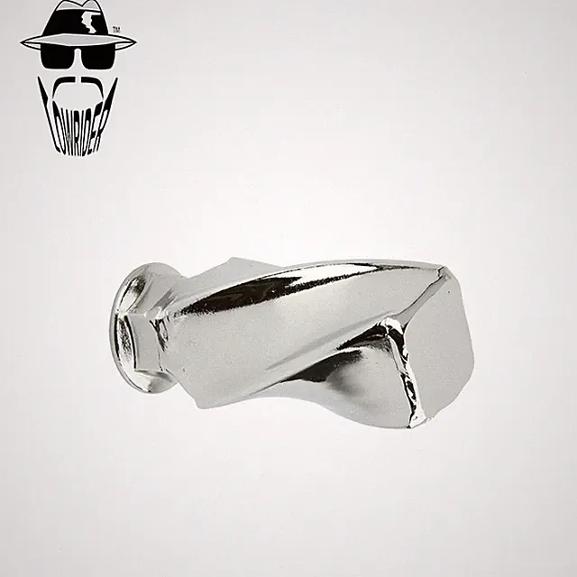 ORIGINAL LOWRIDER Square Twisted Bicycle Square Steel Nut 3/8" 24T or 26T Chrome