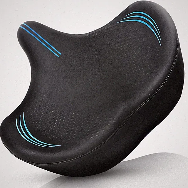 Oversized Bike Seat for Men & Women Comfort, Extra Wide Bicycle Seat Cushion,...