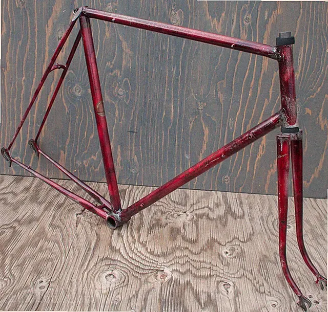 Vintage 1946 AS Gillott Road Bike FRAME FORK 531 Reynolds Lug Steel Tour Bicycle