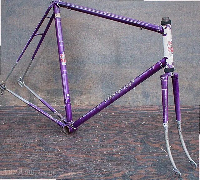 Vintage Ellis Briggs RoadBike FRAME & FORK 531 Reynolds Steel Bicycle Campagnolo